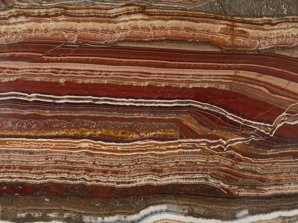 Rosso Fantastico — próbka kamienia